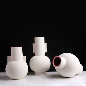 Minimalist Ceramic Creative Totem Vase - HOUSYE