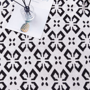 Fringe Lace Cotton Blanket - HOUSYE