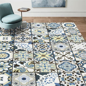 Mosaic Pattern Polyester Rugs - HOUSYE