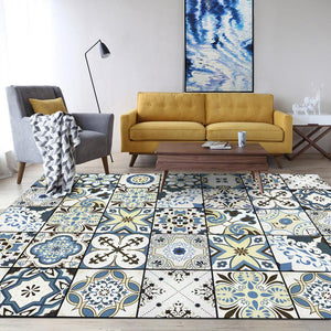 Mosaic Pattern Polyester Rugs - HOUSYE