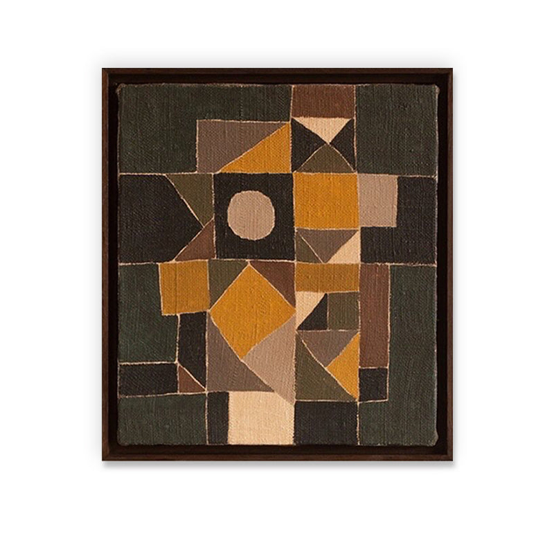 Pintura al óleo abstracta negra