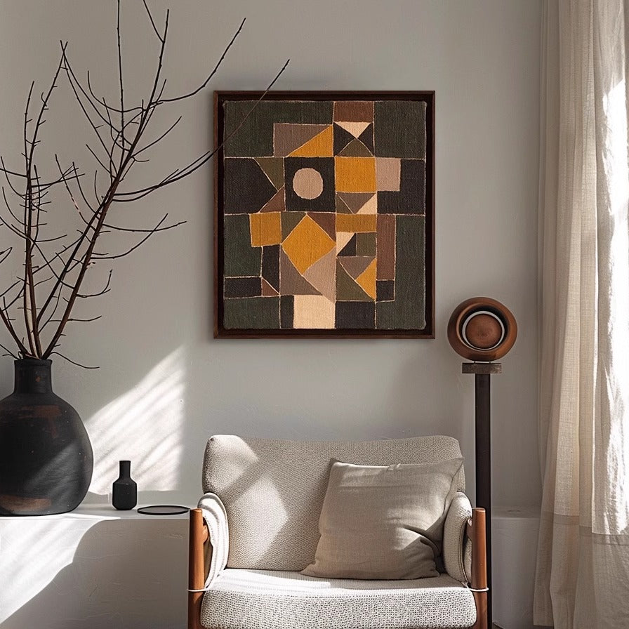 Pintura al óleo abstracta negra