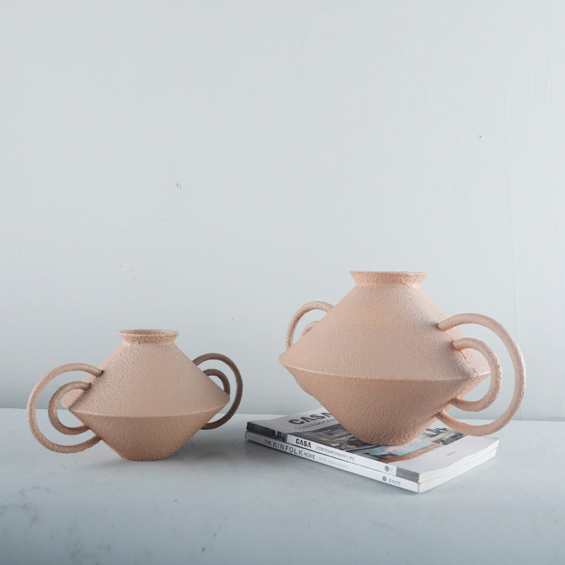 Jarrón de tierra binaural