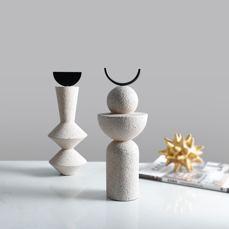 Adornos geométricos para columnas