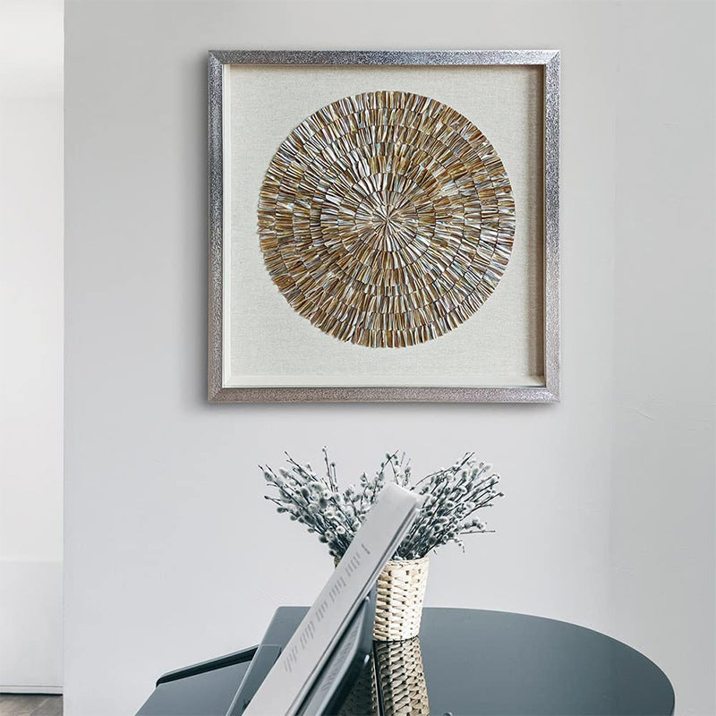 Handmade Natural Shells Wall Art