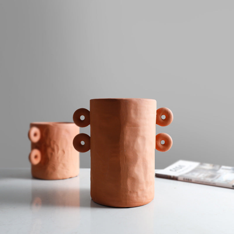 Jarrón con forma de taza de Morandi