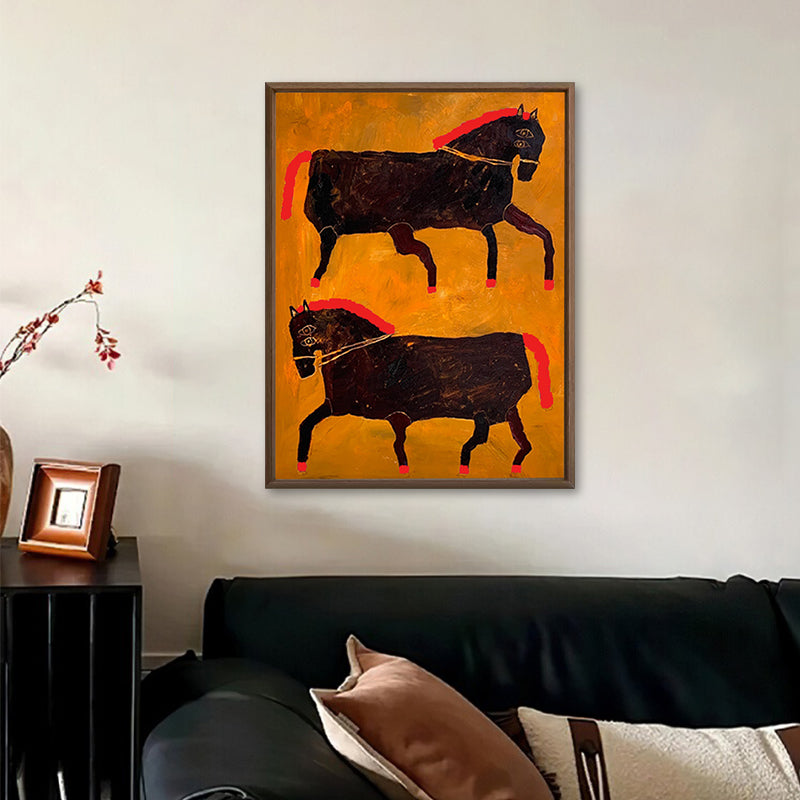 Oil Painting of Horse