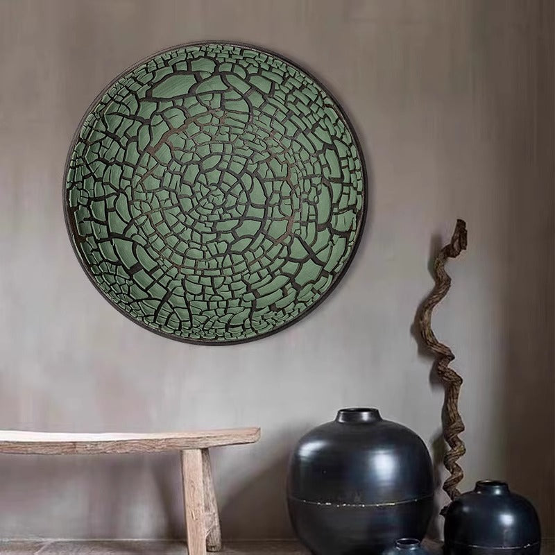 Round Textured Wall Art