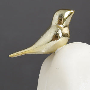 Simple Resin Golden Small Bird - HOUSYE