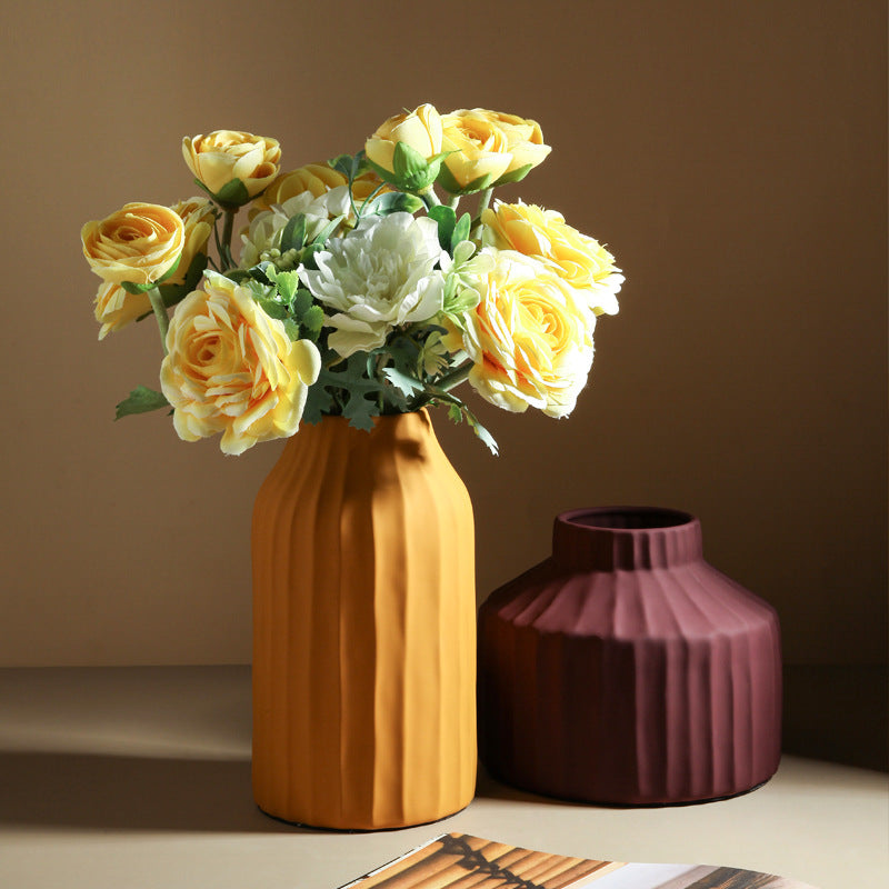 Ceramic Morandi Flower Vase - HOUSYE