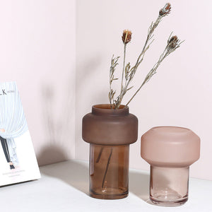 Modern Frosted Vase - HOUSYE