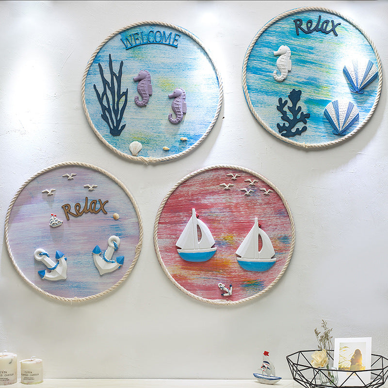 Circular Resin Marine Mural - HOUSYE