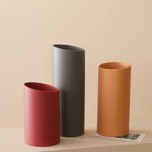 Cylindrical Ceramic Vase - HOUSYE