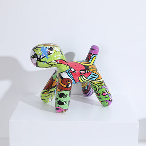 Resin Colorful Balloon Dog Animal Sculpture - HOUSYE