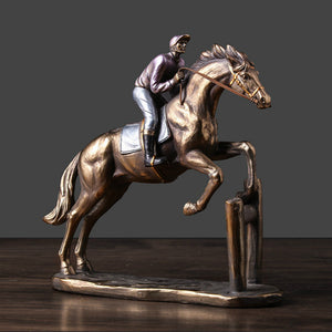 Horse Racing Resin Crafts - HOUSYE