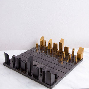 Modern Marble Metal Chess Art Crafts - HOUSYE