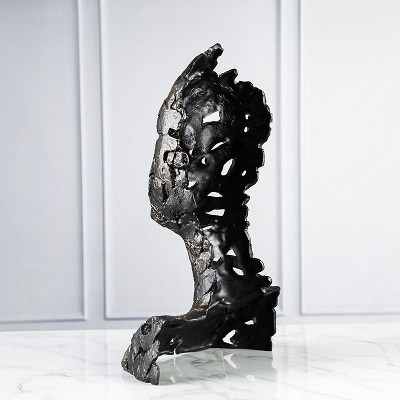 Modern Iron Head Carved Sculpture - HOUSYE