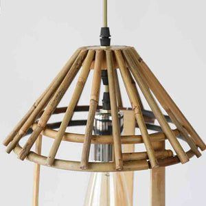 Creative Retro Bamboo Pendant - HOUSYE