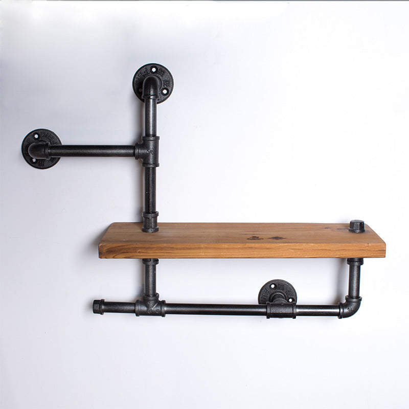 Solid Wood Clapboard Water Pipe Bookshelf - HOUSYE