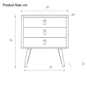 Modern Wooden Small Nightstand - HOUSYE