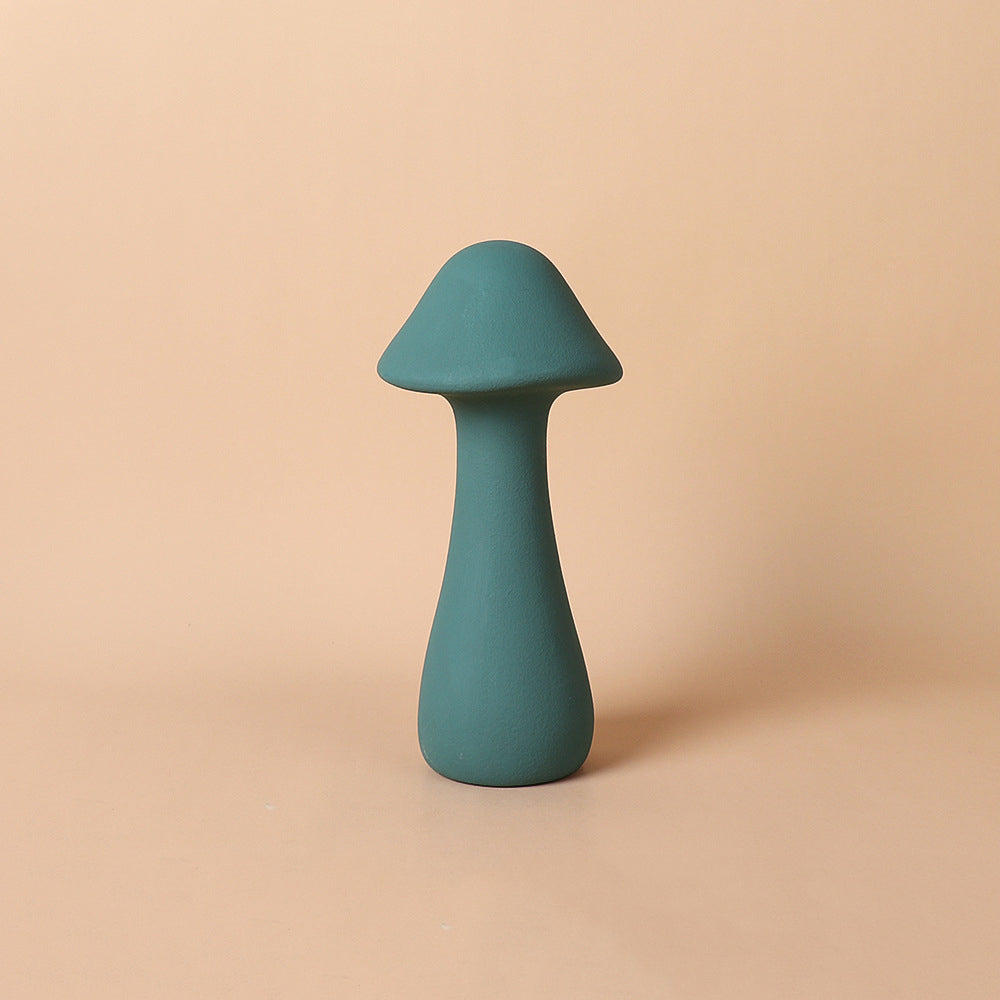 Morandi Ceramic Mushroom Ornaments - HOUSYE