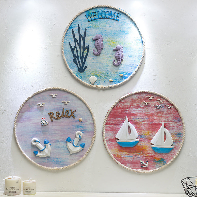 Circular Resin Marine Mural - HOUSYE