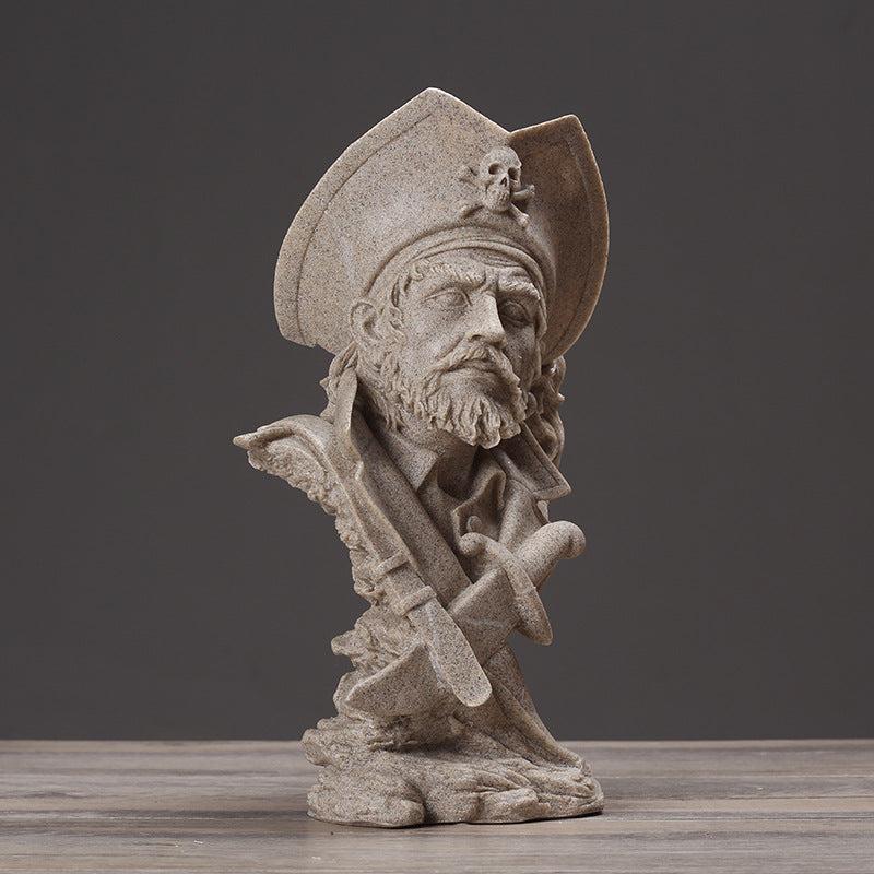 Pirate Captain Jack Sparrow Sculpture - HOUSYE