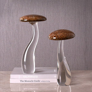 Creative and Simple Handmade Glass Mushrooms - HOUSYE