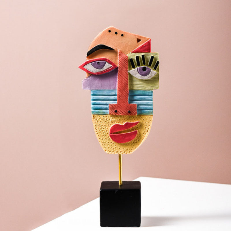 Resin Face Abstract Art Crafts - HOUSYE