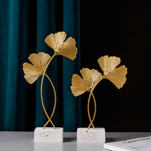 Wrought Iron Ginkgo Leaves - HOUSYE