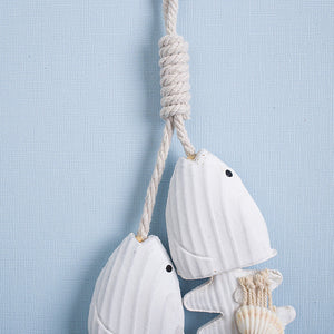 Wood Fish Bones Wall Hanging Decoration-2pcs - HOUSYE