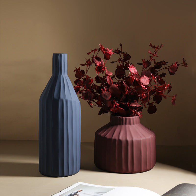 Ceramic Morandi Flower Vase - HOUSYE