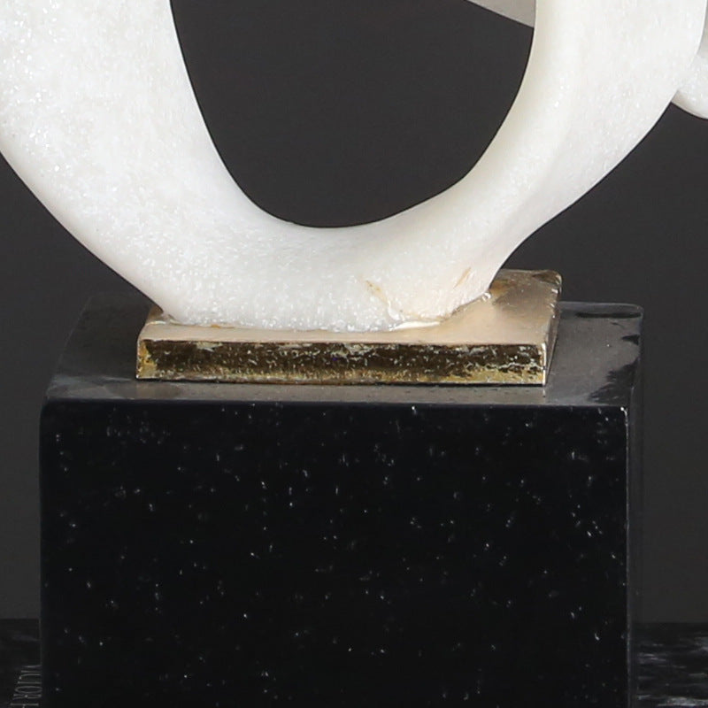 Abstract Resin Ring Sculpture - HOUSYE