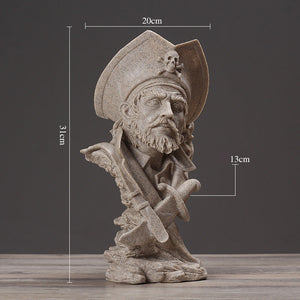 Pirate Captain Jack Sparrow Sculpture - HOUSYE