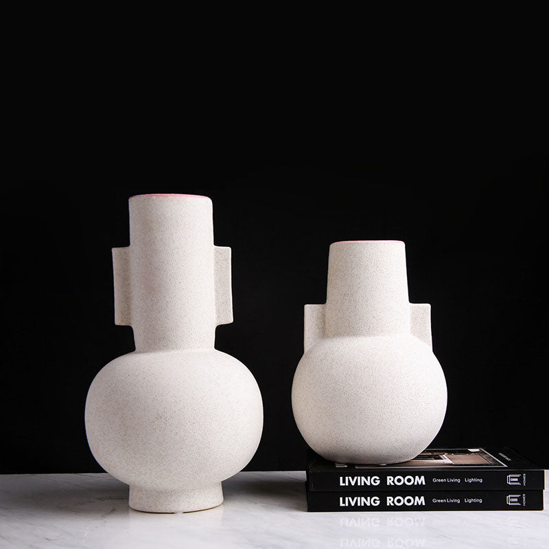 Minimalist Ceramic Creative Totem Vase - HOUSYE