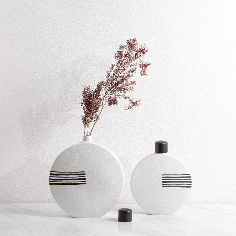 Modern Minimalist Hand-painted Ceramic Vase - HOUSYE