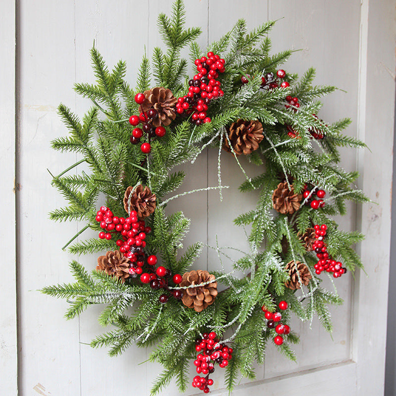 Christmas Handmade Wreath Rattan - HOUSYE