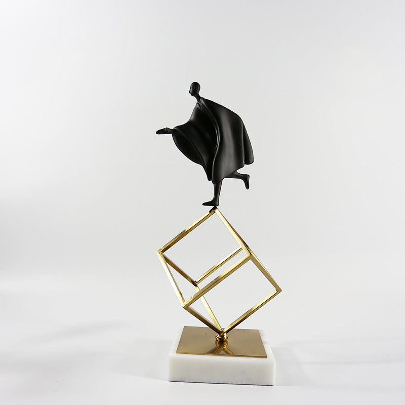 3D Gymnastics Figures Sculpture