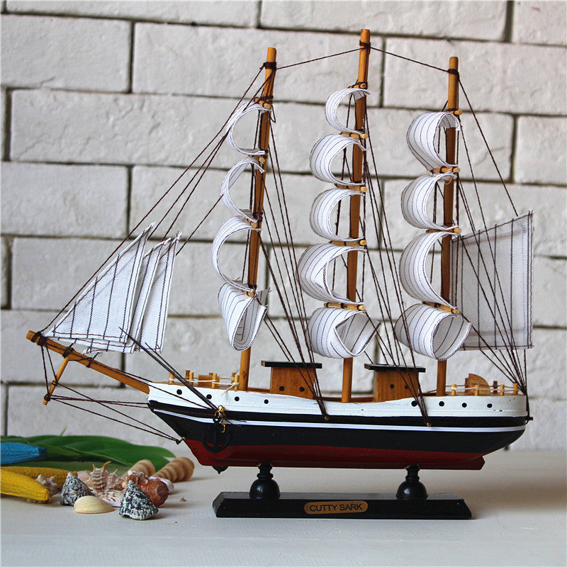 Wooden Sailboat Model - HOUSYE