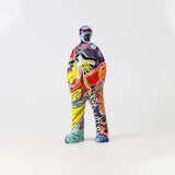 3D Colorful Spaceman Resin Sculpture - HOUSYE