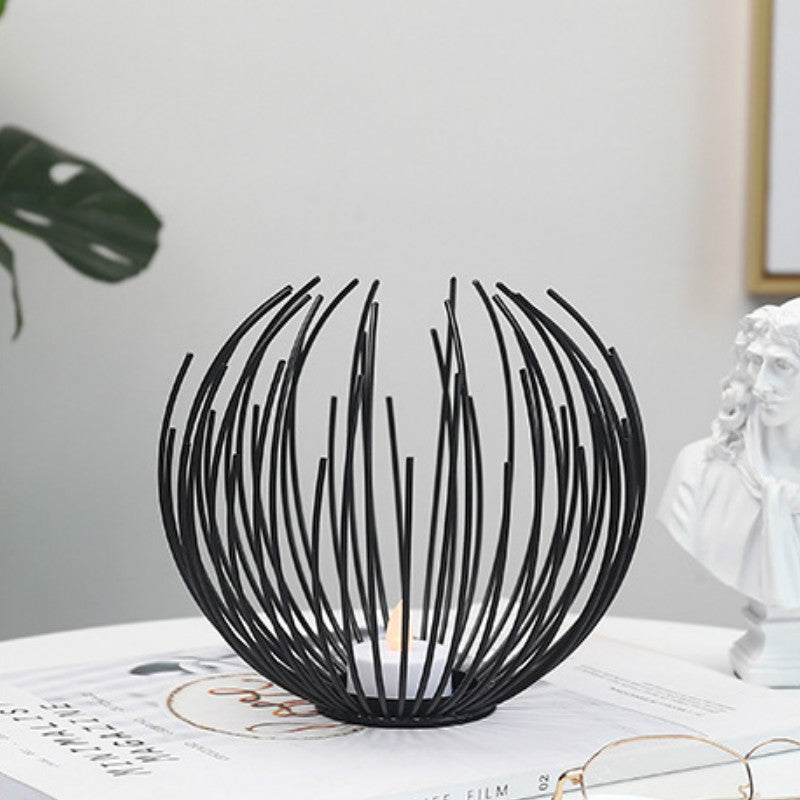 Geometric Metal Candlestick - HOUSYE