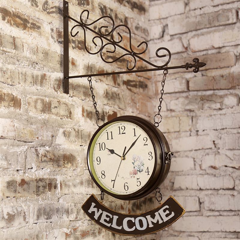 Vintage Metal Wall Clock - HOUSYE