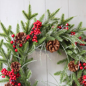 Christmas Handmade Wreath Rattan - HOUSYE