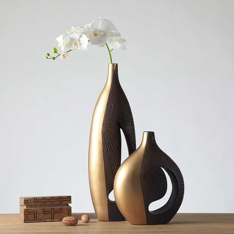 Resin Simple Vase - HOUSYE