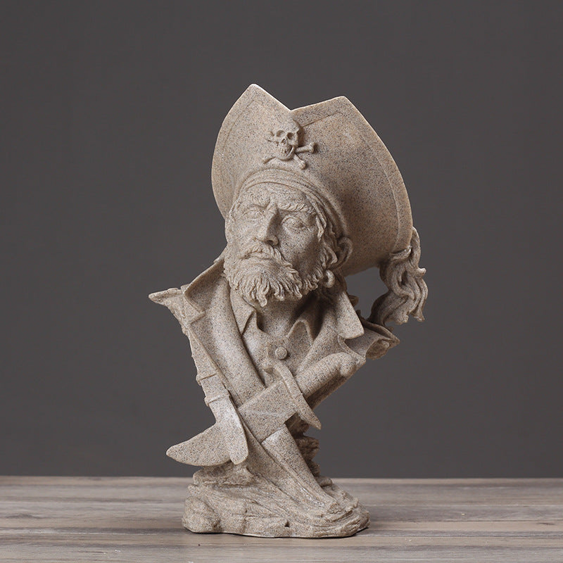 Pirate Captain Jack Sparrow Sculpture - HOUSYE