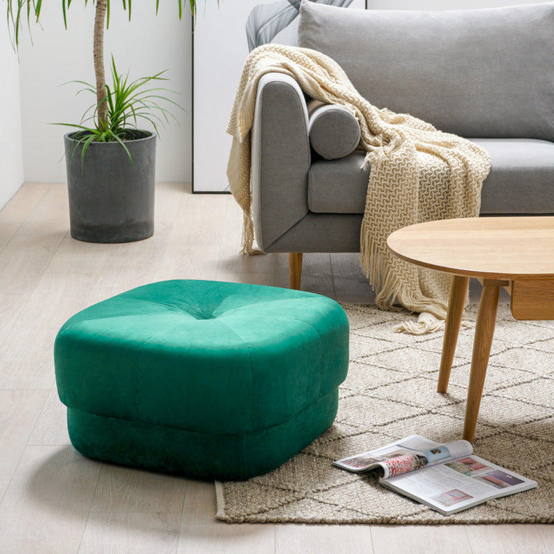 Modern Square Soft Stool - HOUSYE