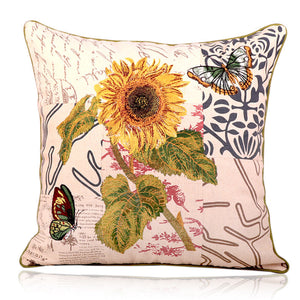 Flower Square Pillow - HOUSYE