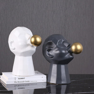 Ceramic Blow-up Figure Ornaments - HOUSYE