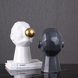 Ceramic Blow-up Figure Ornaments - HOUSYE