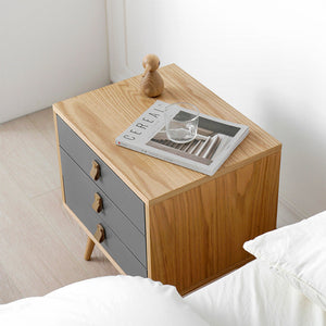 Modern Wooden Small Nightstand - HOUSYE